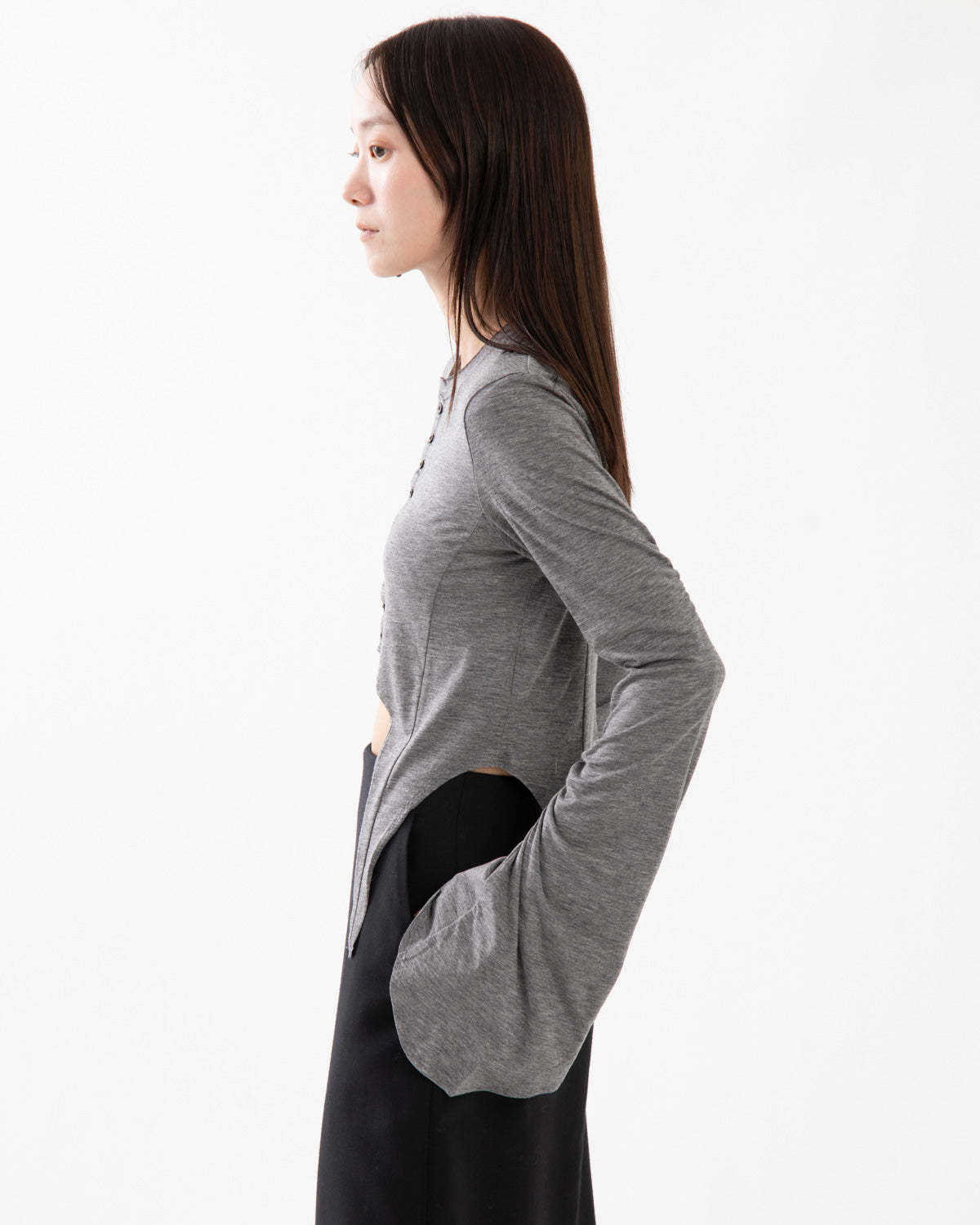 CUT-AND-SEWN CARDIGAN