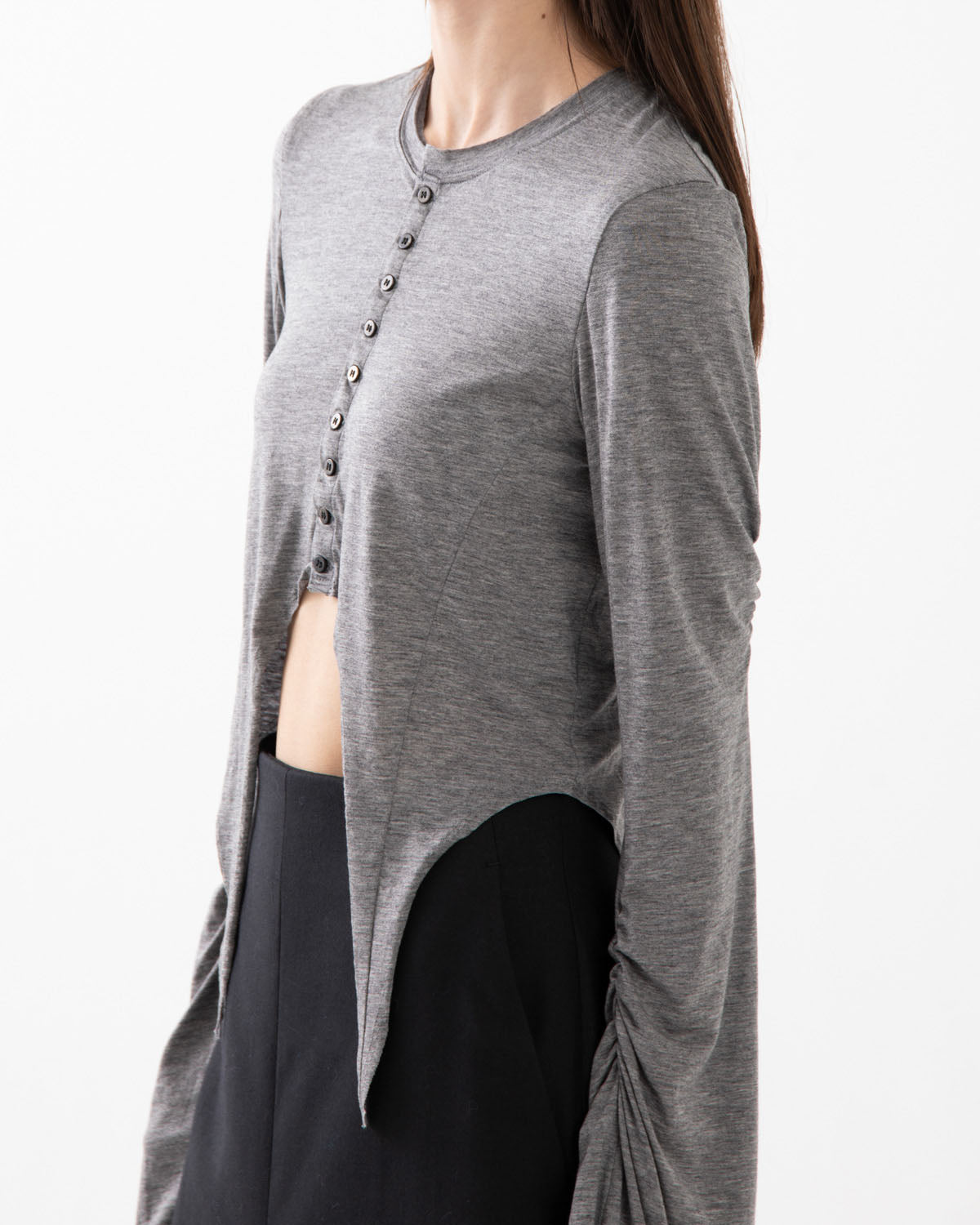 CUT-AND-SEWN CARDIGAN