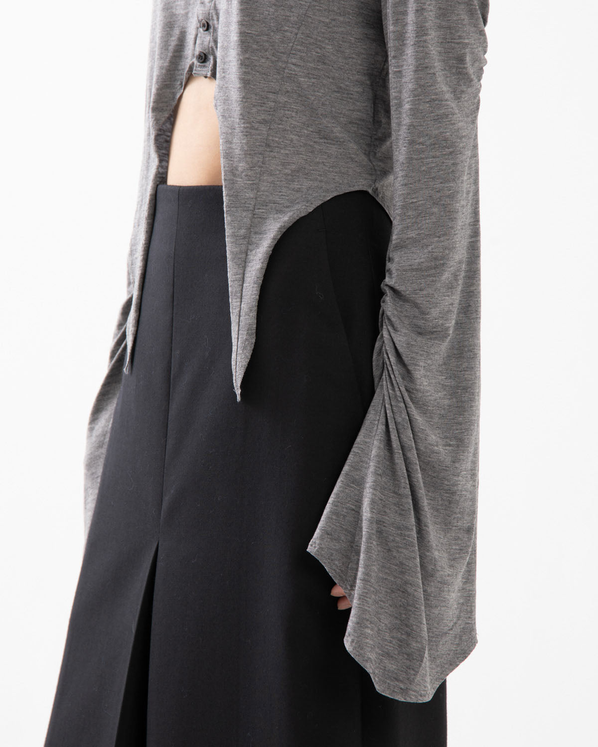 CUT-AND-SEWN CARDIGAN