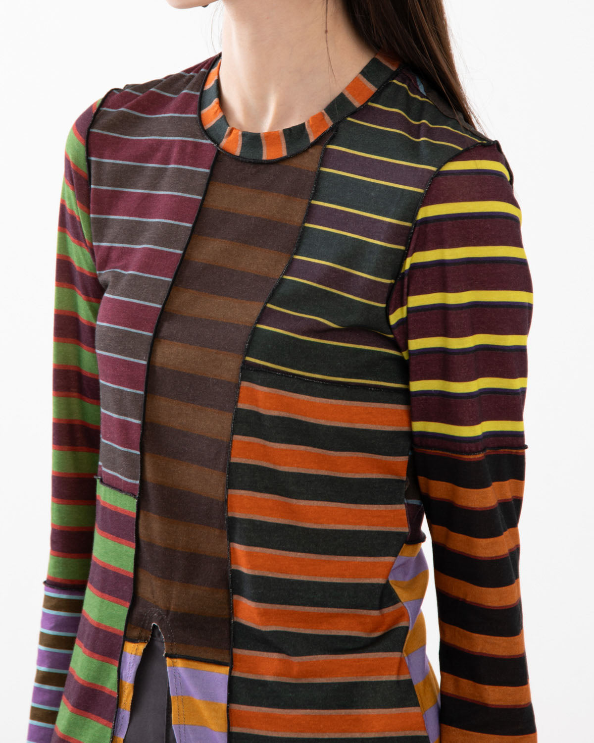 PRINTED LONG-SLEEVE TOP