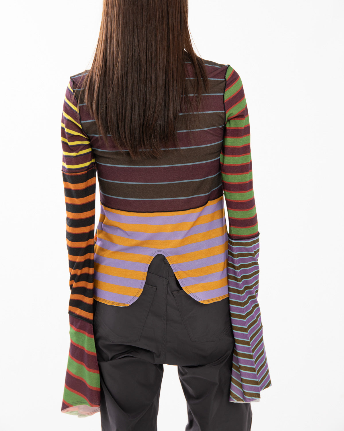 PRINTED LONG-SLEEVE TOP