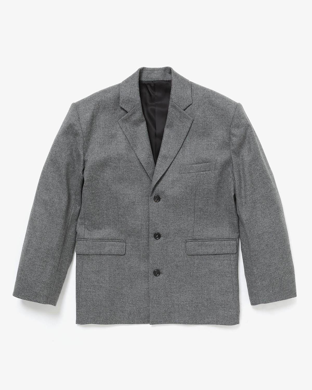 CASHMERE BLEND FLANNEL JACKET