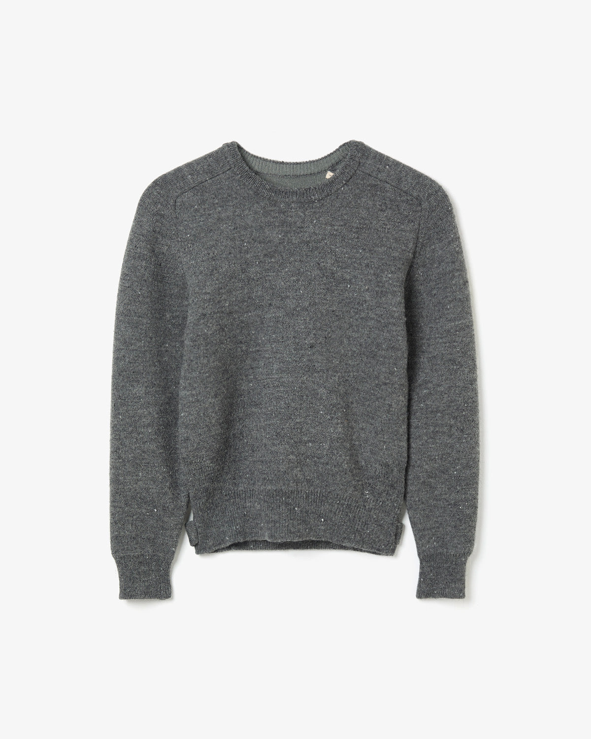 PLATED WOOL PULLOVER