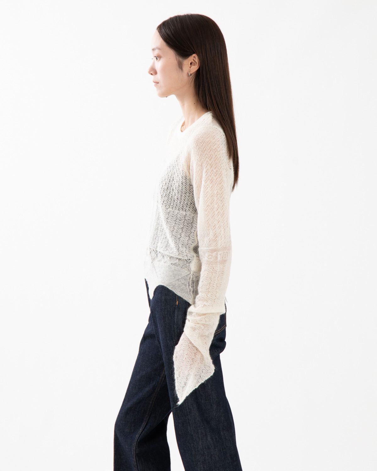 MOHAIR LACE PULLOVER