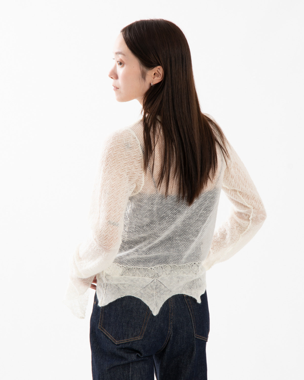 MOHAIR LACE PULLOVER