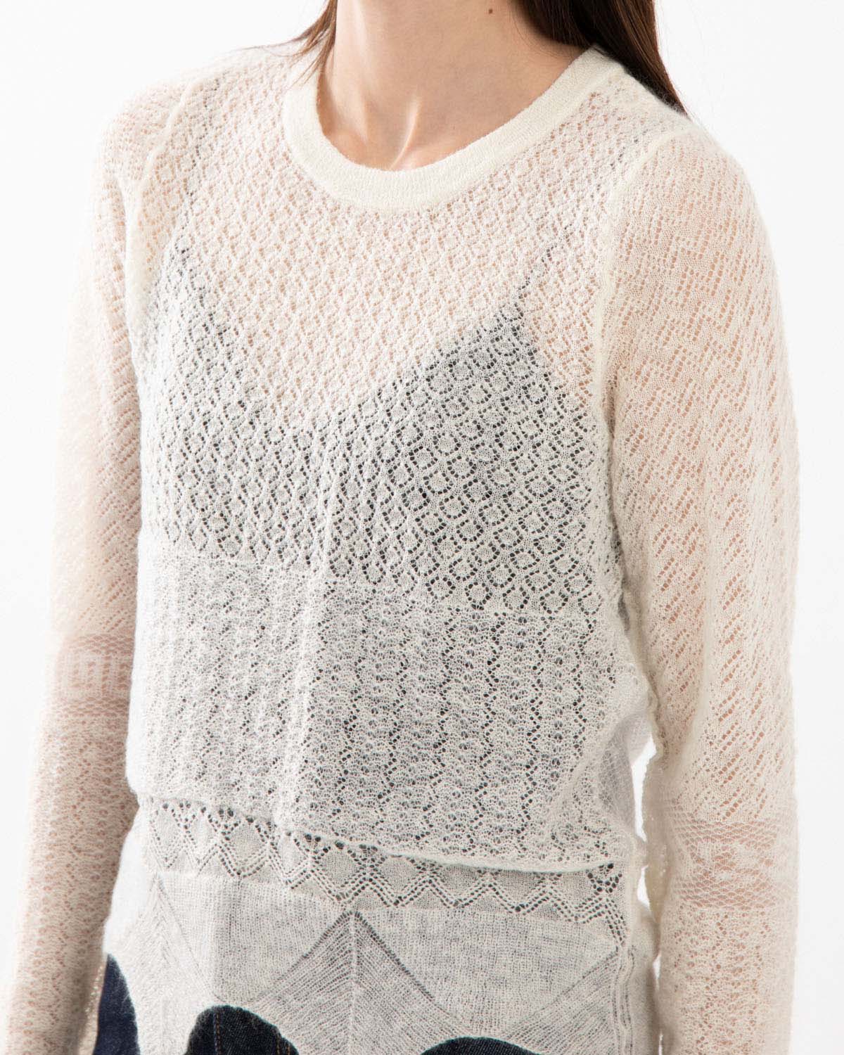 MOHAIR LACE PULLOVER