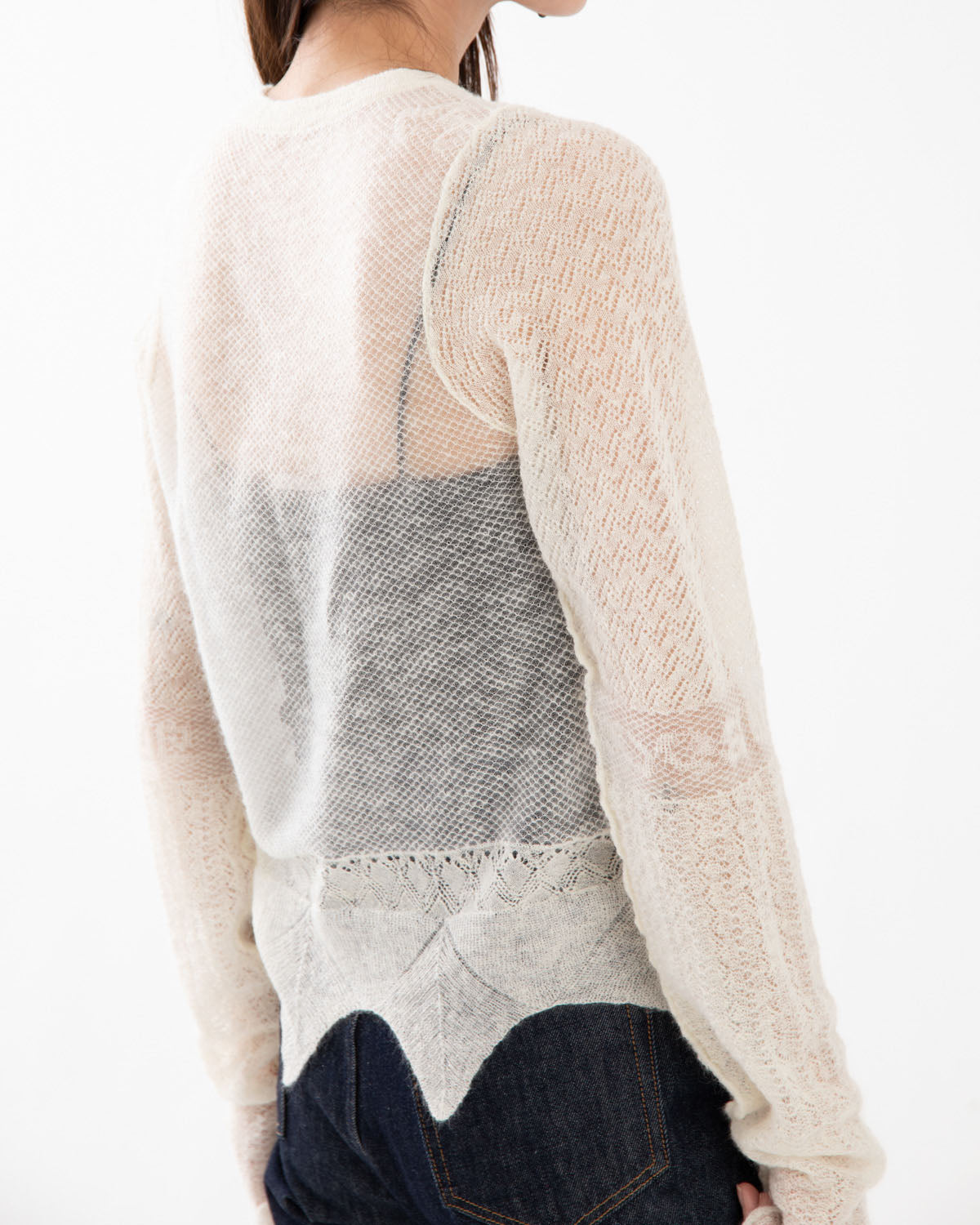 MOHAIR LACE PULLOVER