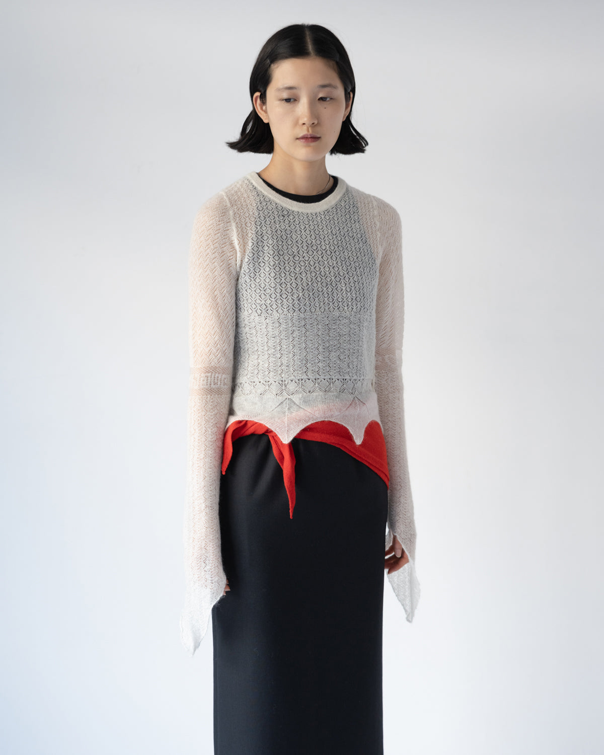 MOHAIR LACE PULLOVER
