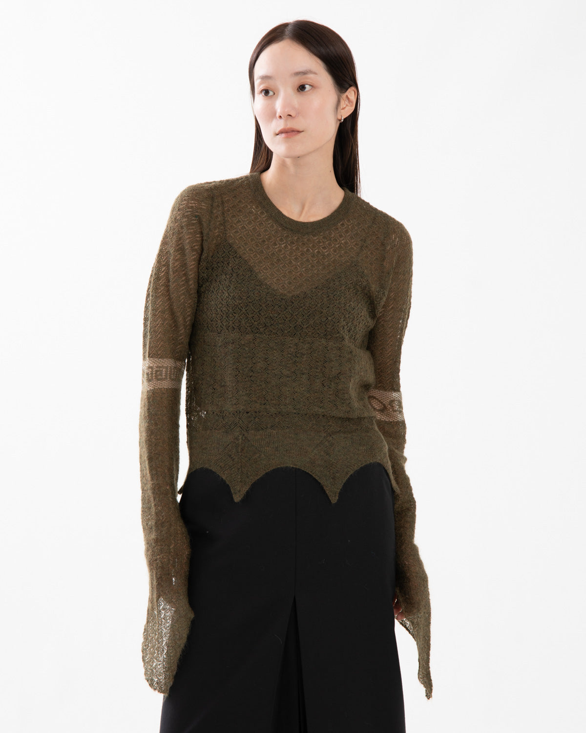 MOHAIR LACE PULLOVER