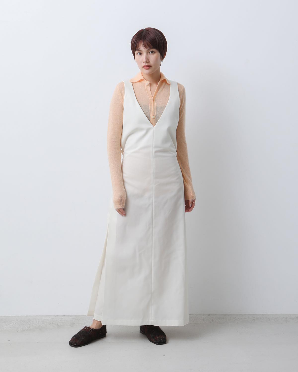 NYLON WOOL DRESS