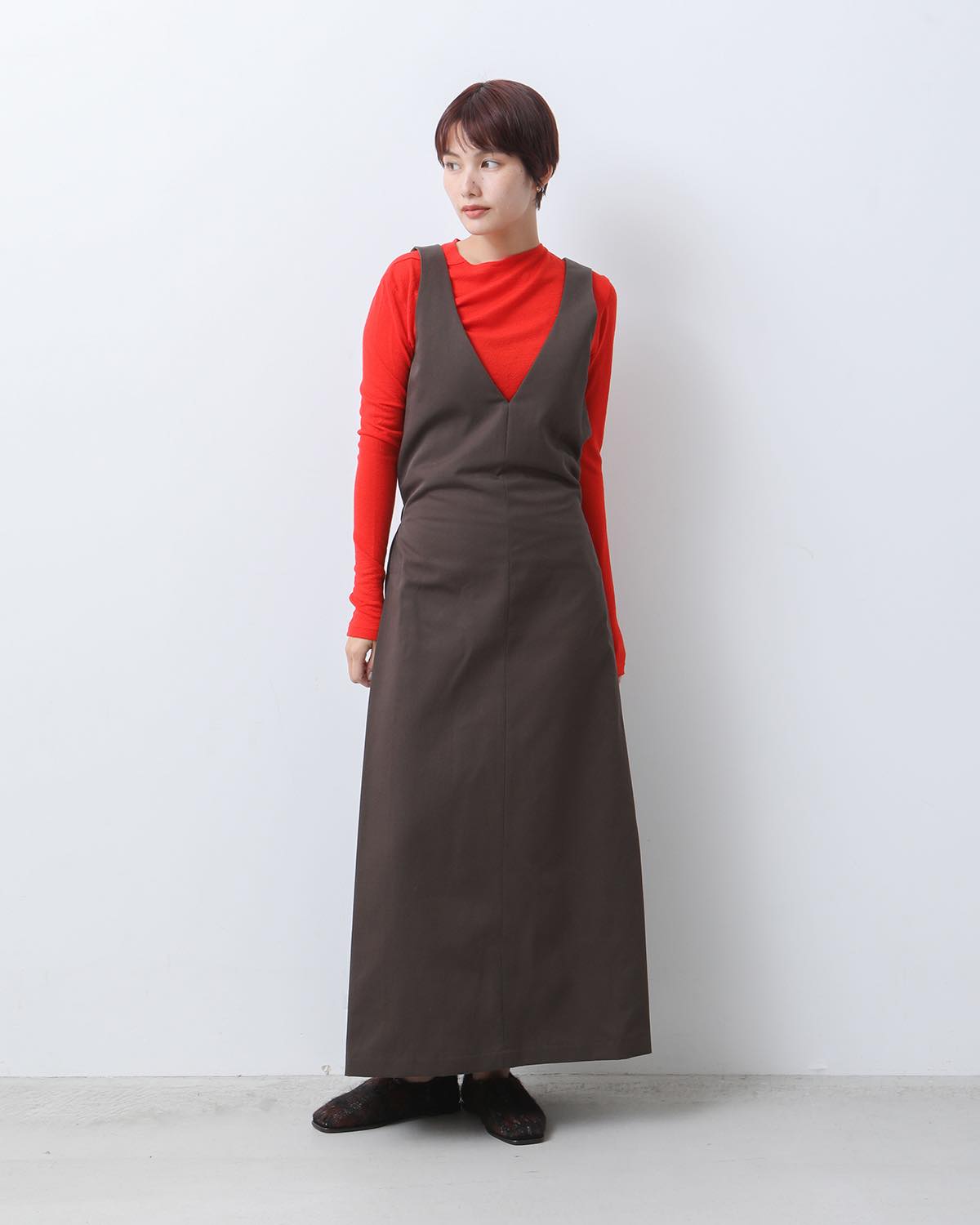 NYLON WOOL DRESS