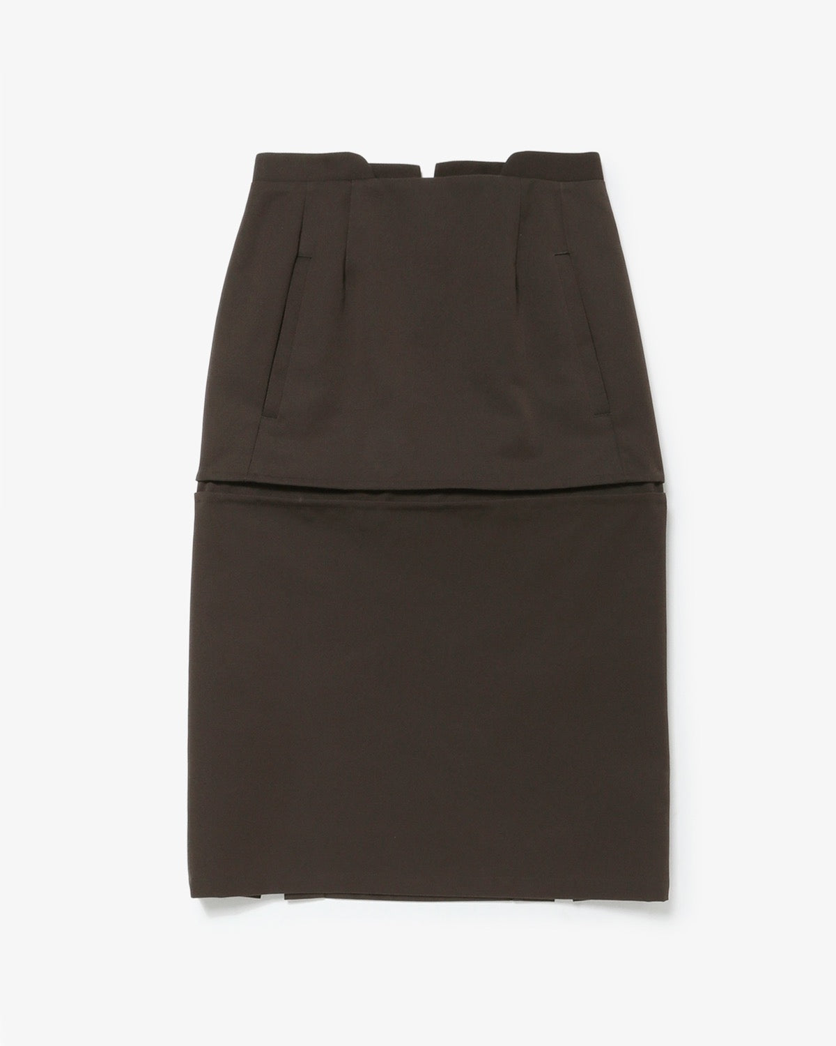 NYLON WOOL SKIRT