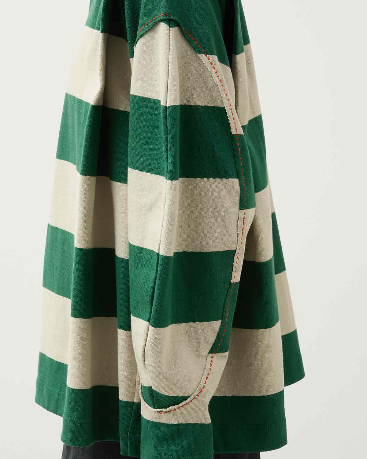 BORDER BIG SLEEVE TEE