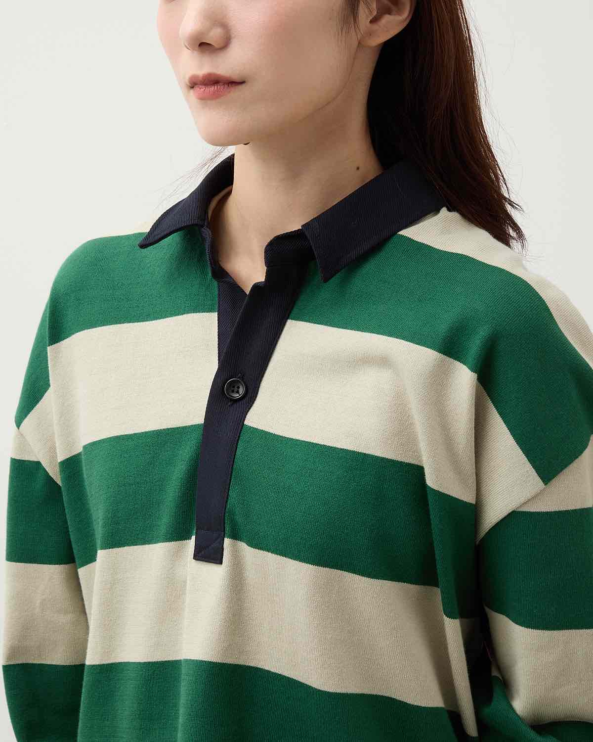 BORDER RUGGER SHIRT