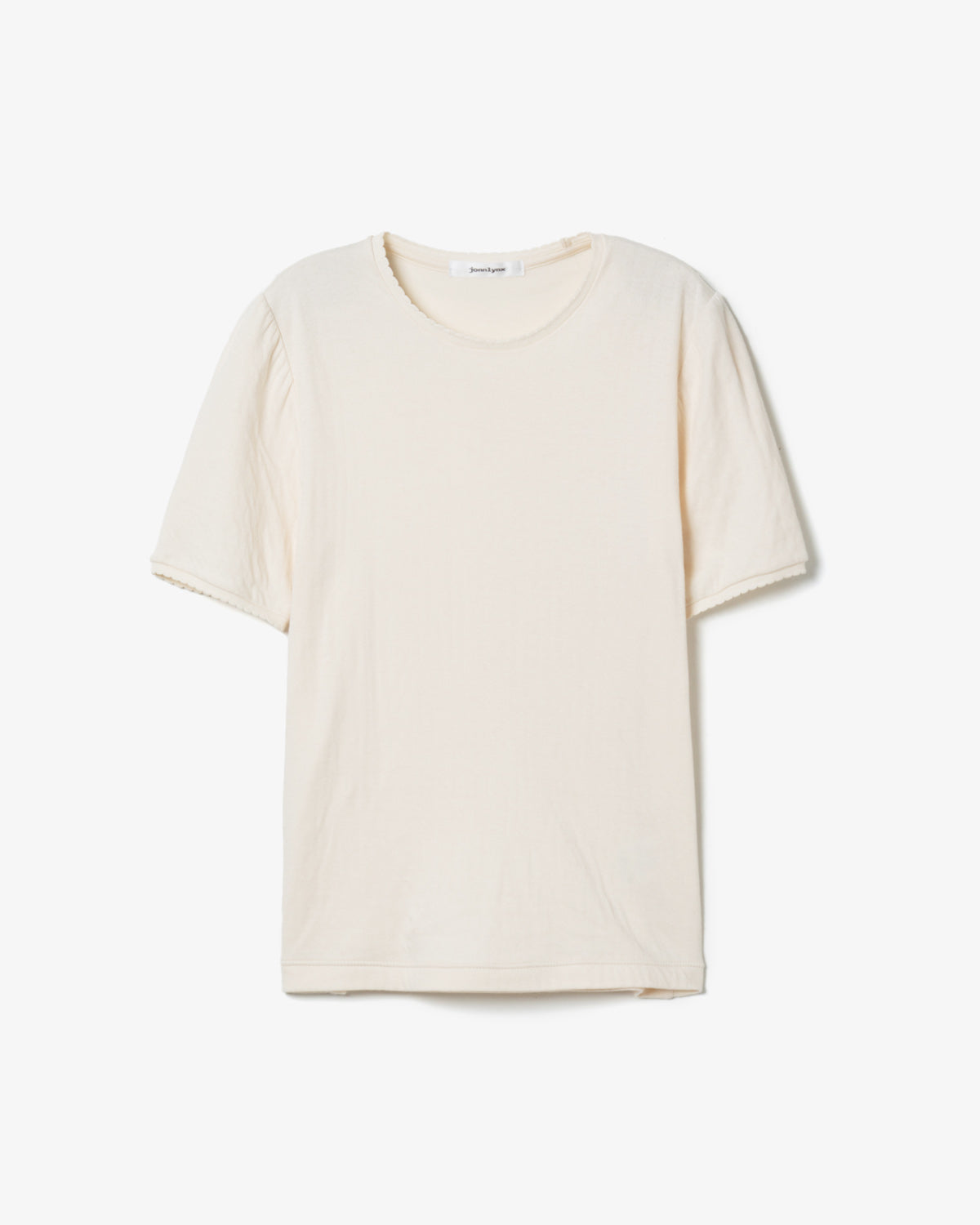 SHELL-EDGE DOUBLE-LAYER TEE