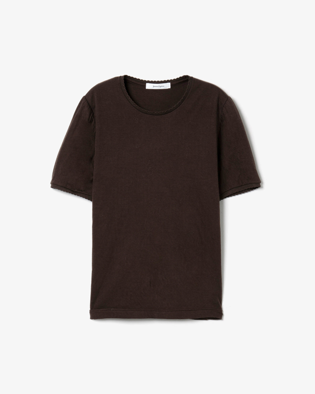 SHELL-EDGE DOUBLE-LAYER TEE