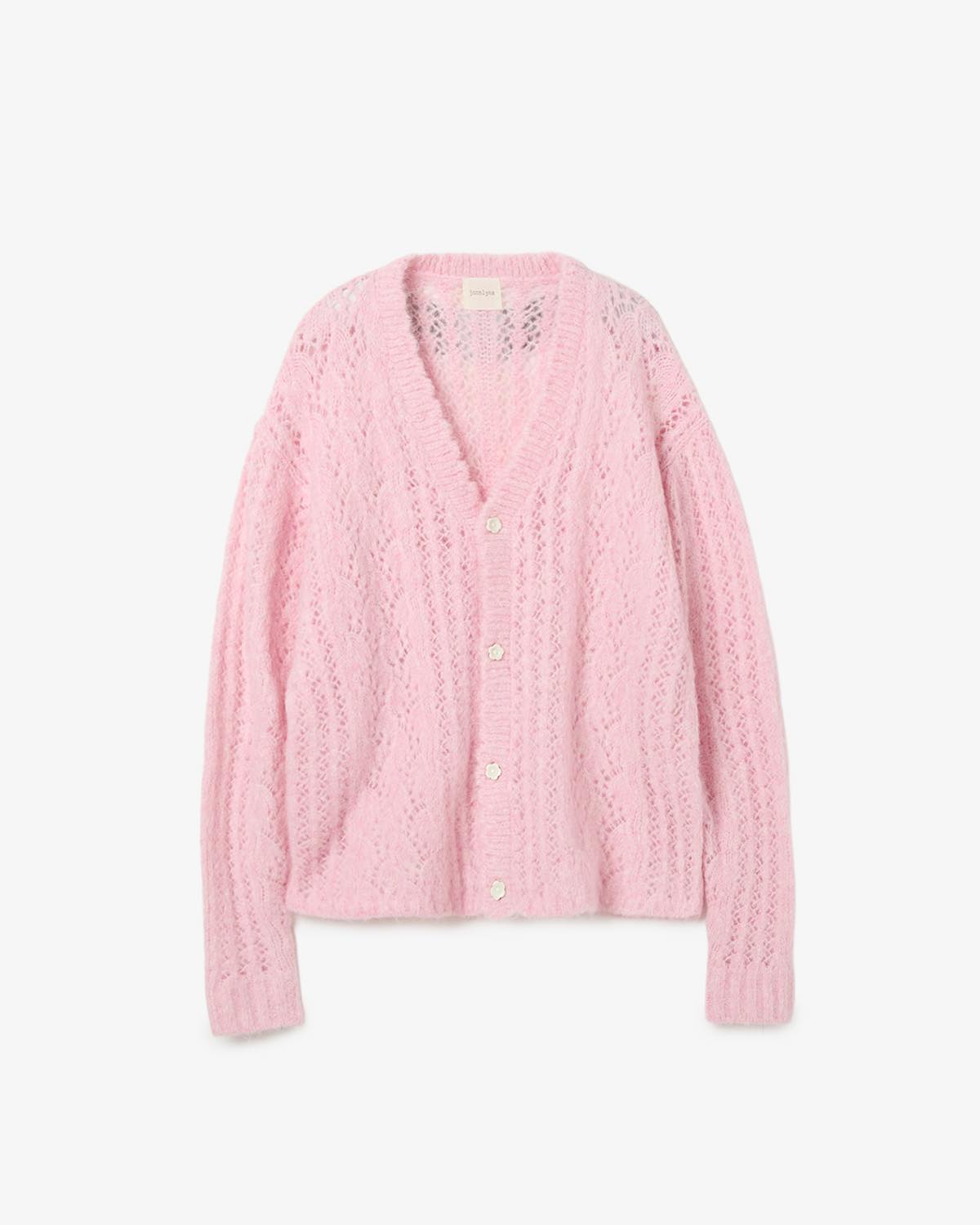 MOHAIR SUKASHI KNIT CARDIGAN