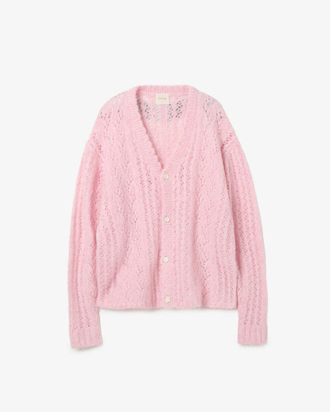 MOHAIR SUKASHI KNIT CARDIGAN – COVERCHORD