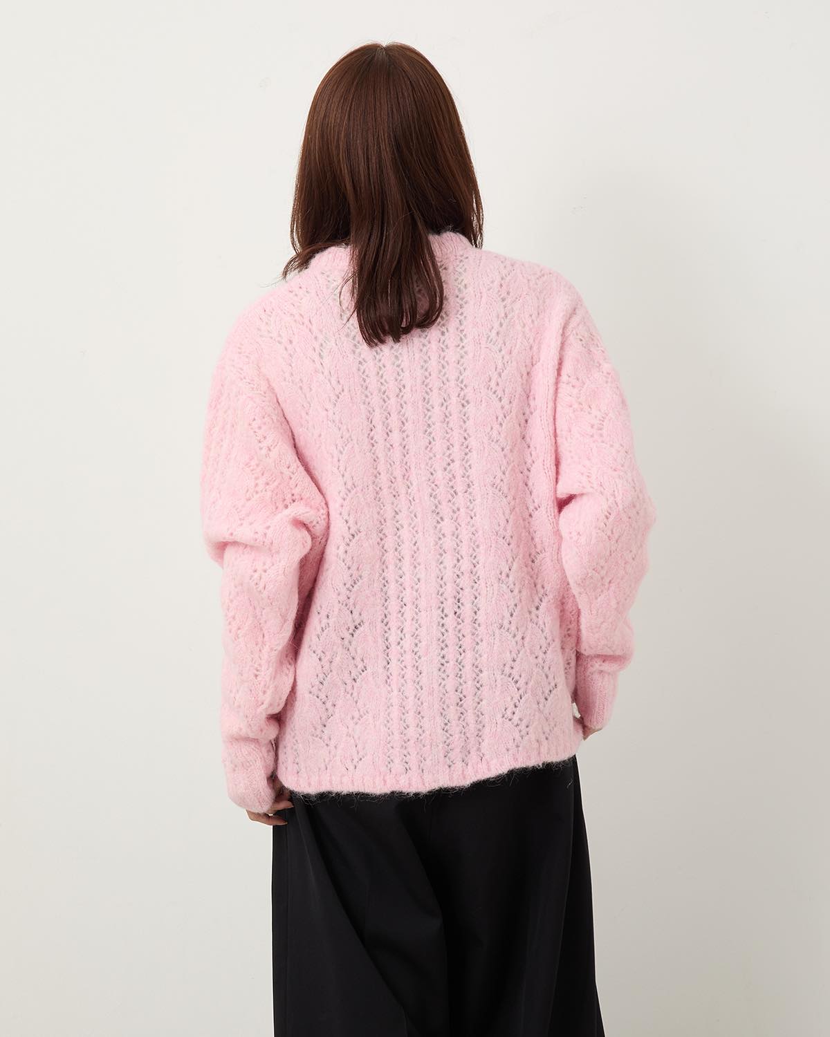 MOHAIR SUKASHI KNIT CARDIGAN