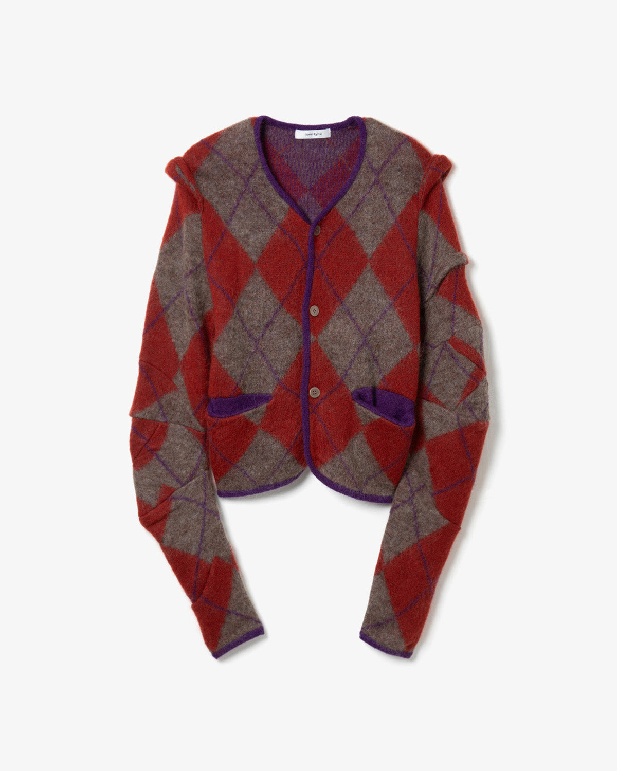 LUMPY ARGYLE CARDIGAN