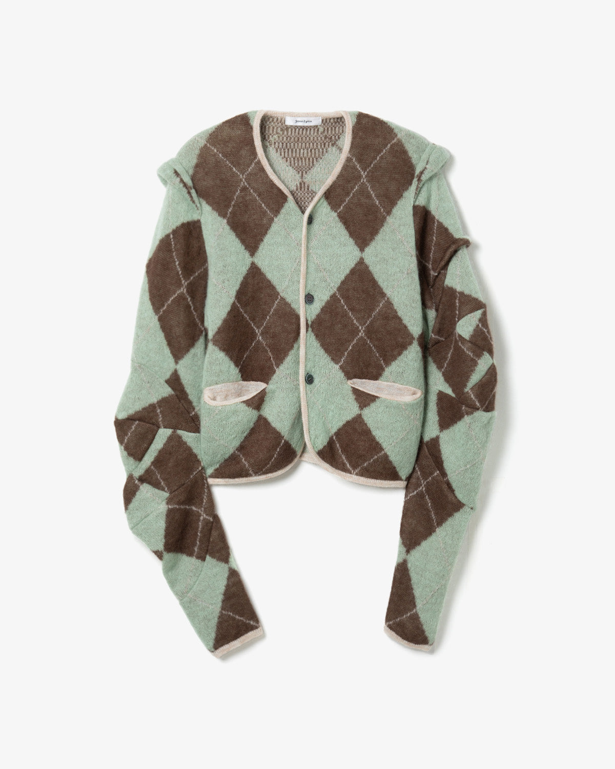 LUMPY ARGYLE CARDIGAN