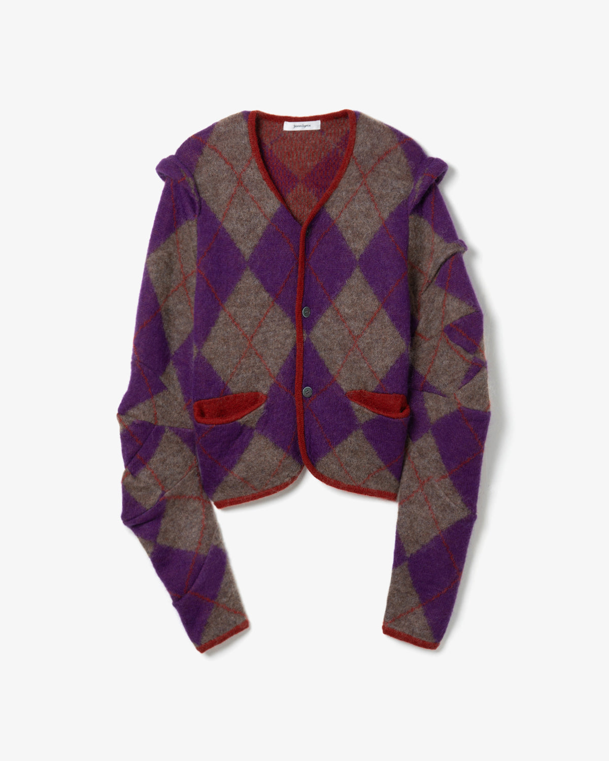 LUMPY ARGYLE CARDIGAN