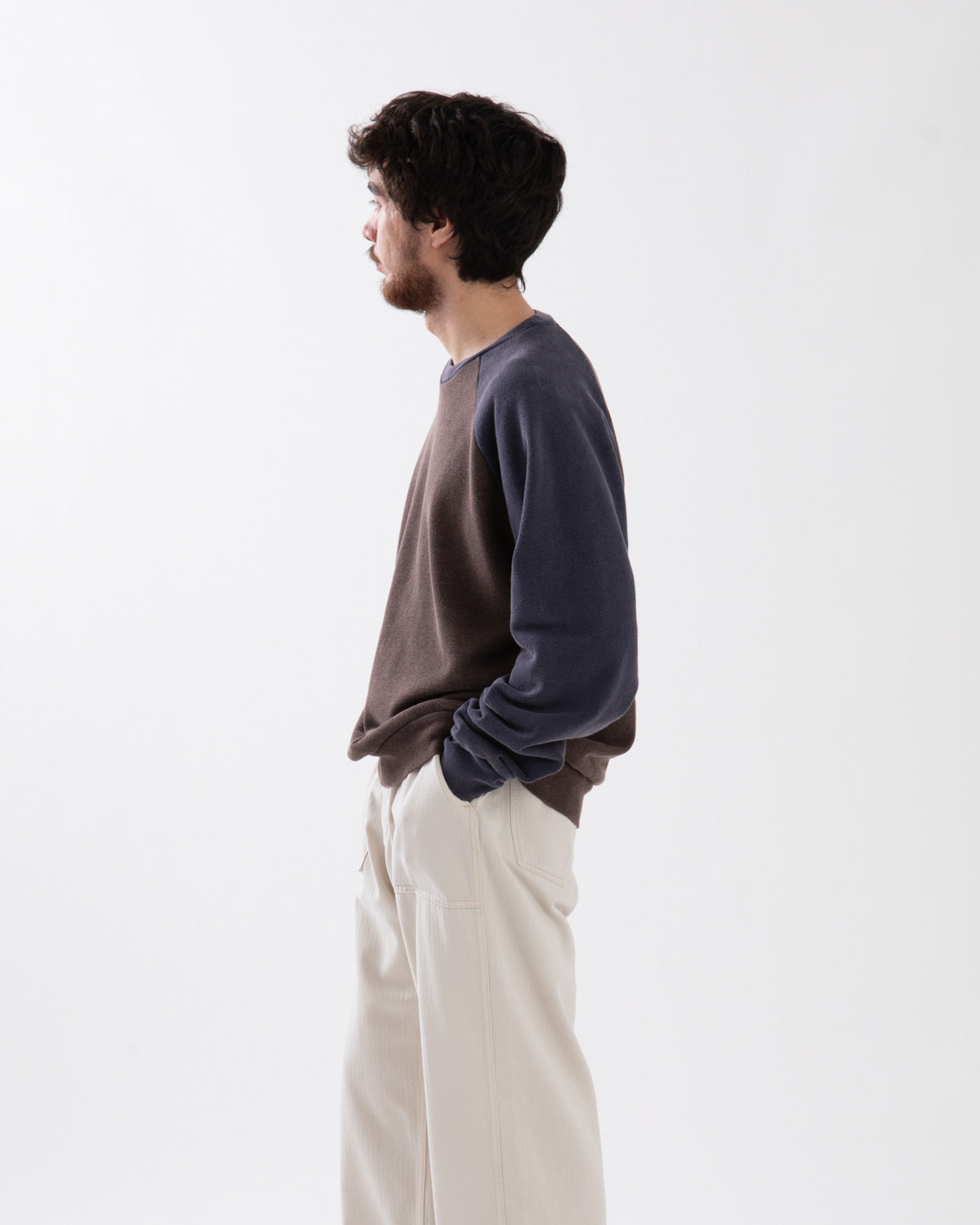 2-TONE RAGLAN CREWNECK