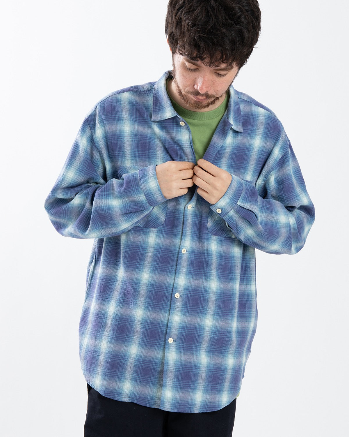 SHADOW PLAID SHIRT