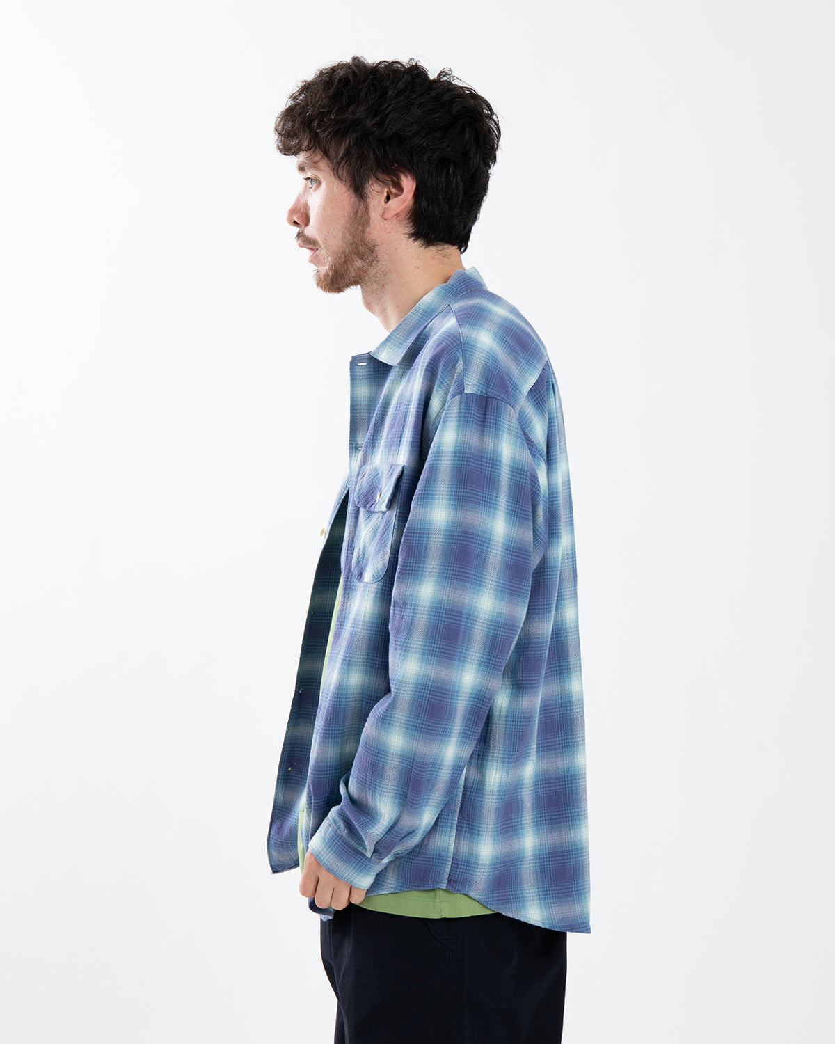 SHADOW PLAID SHIRT