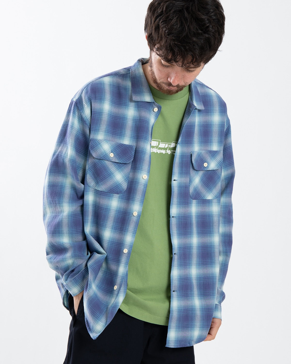 SHADOW PLAID SHIRT