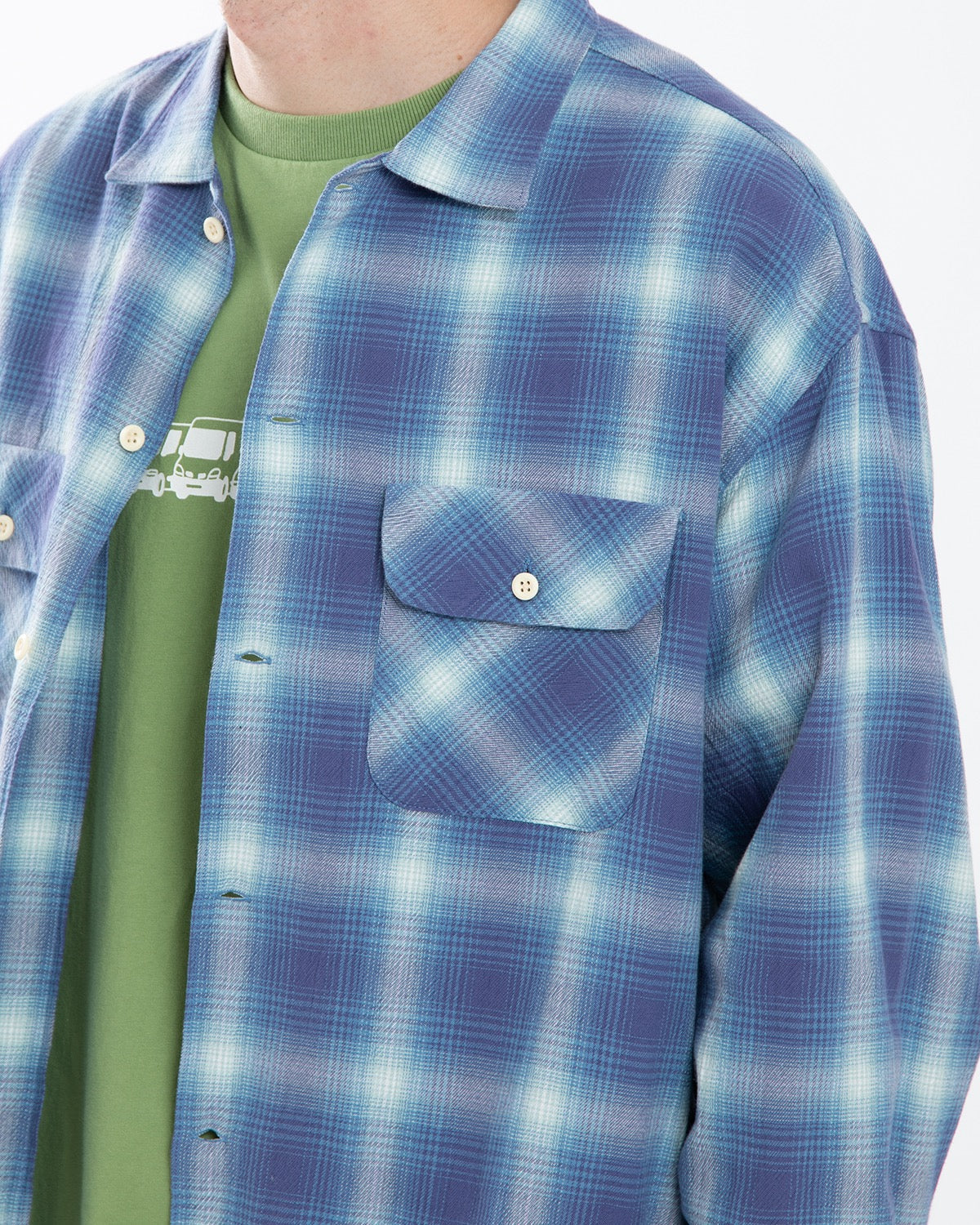 SHADOW PLAID SHIRT