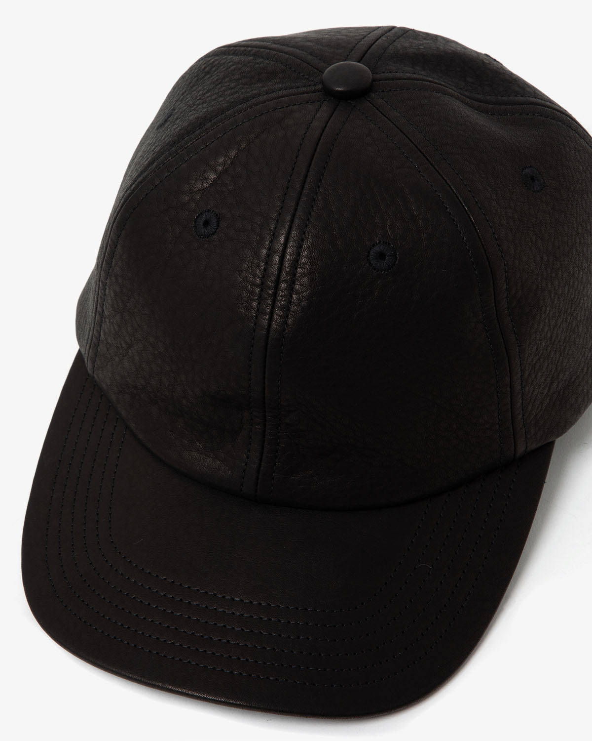 COWHIDE 6PANEL CAP