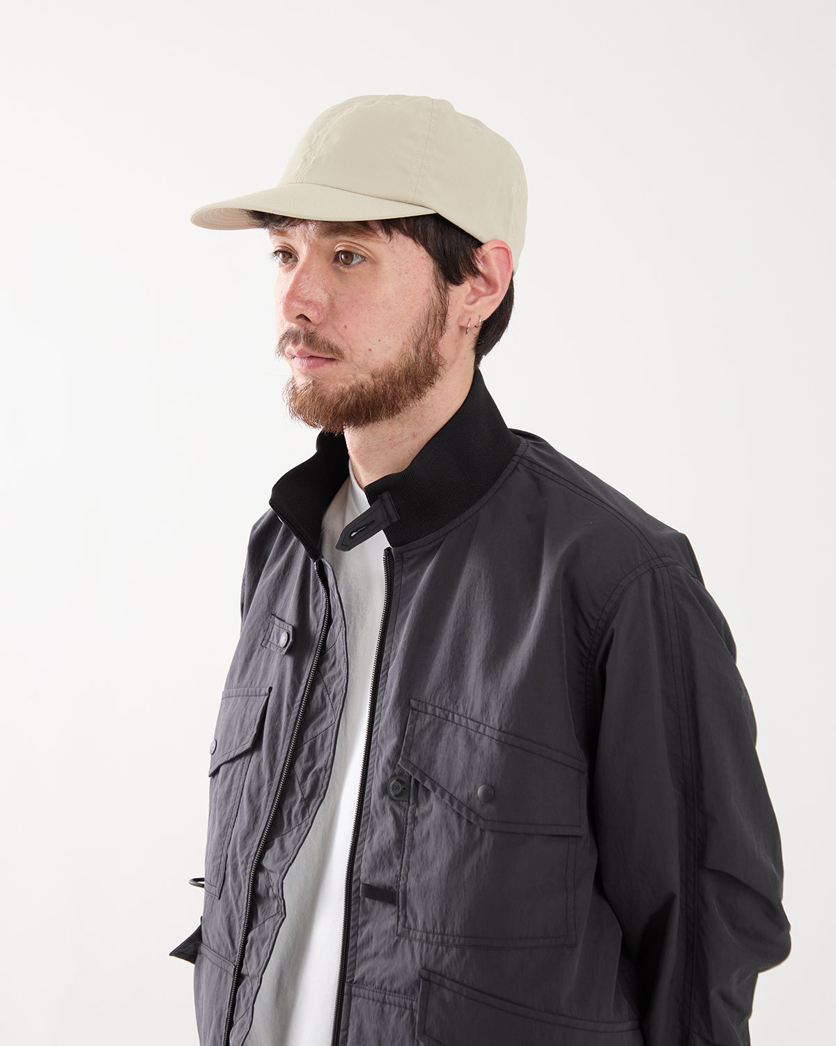 DRY TWILL ELASTIC BACK 6PANEL CAP