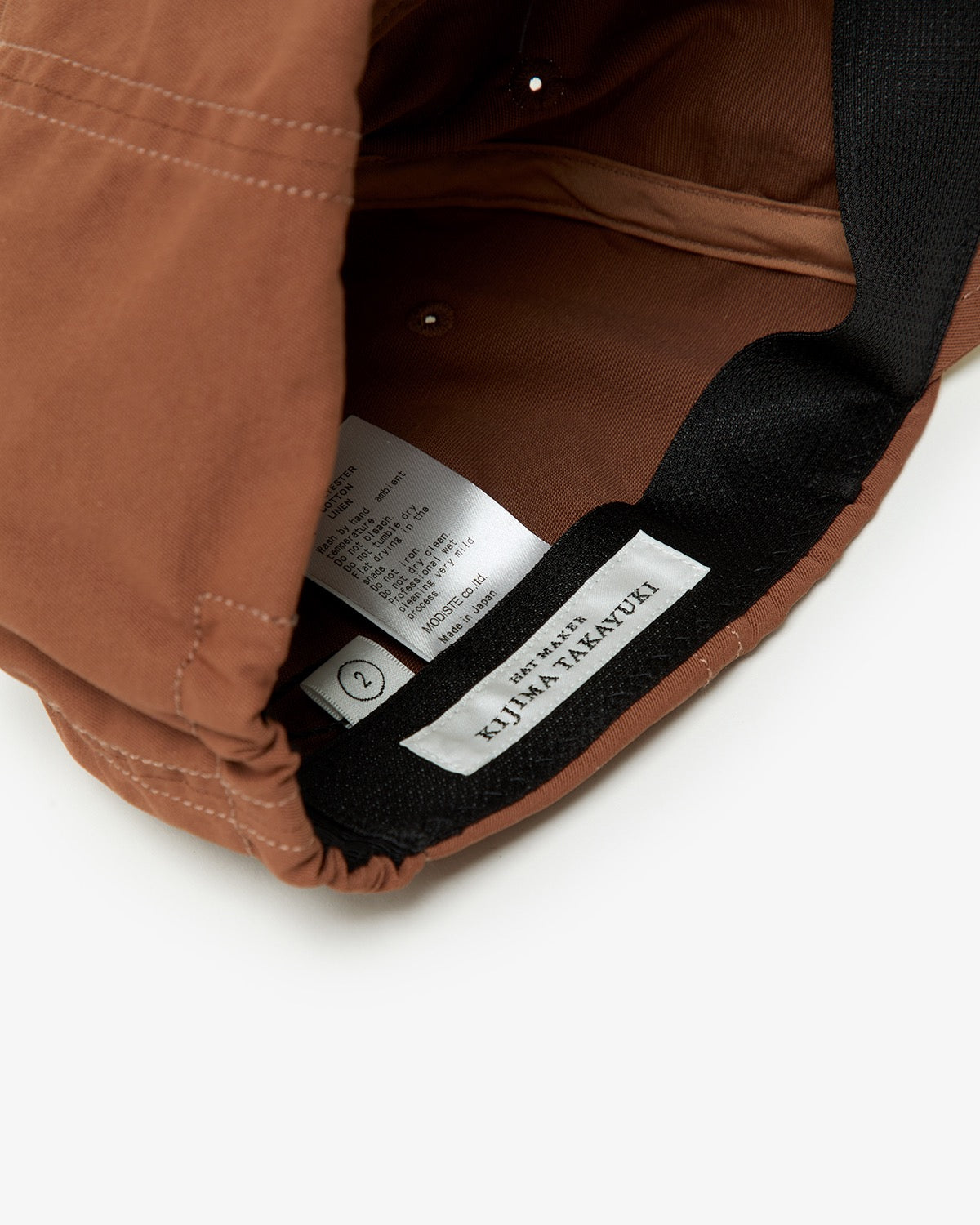 DRY TWILL ELASTIC BACK 6PANEL CAP