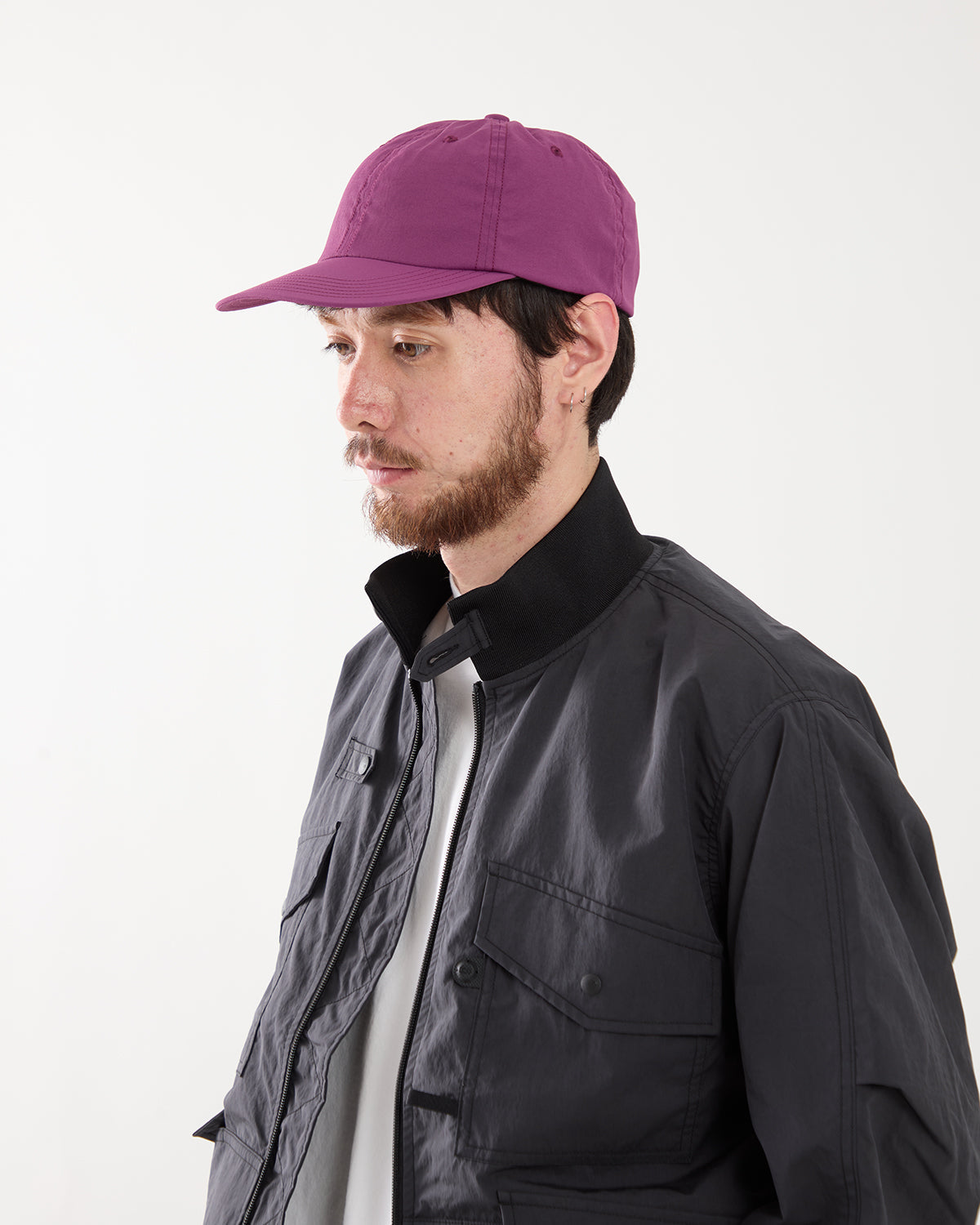 DRY TWILL ELASTIC BACK 6PANEL CAP