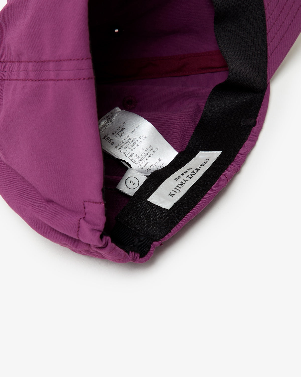 DRY TWILL ELASTIC BACK 6PANEL CAP