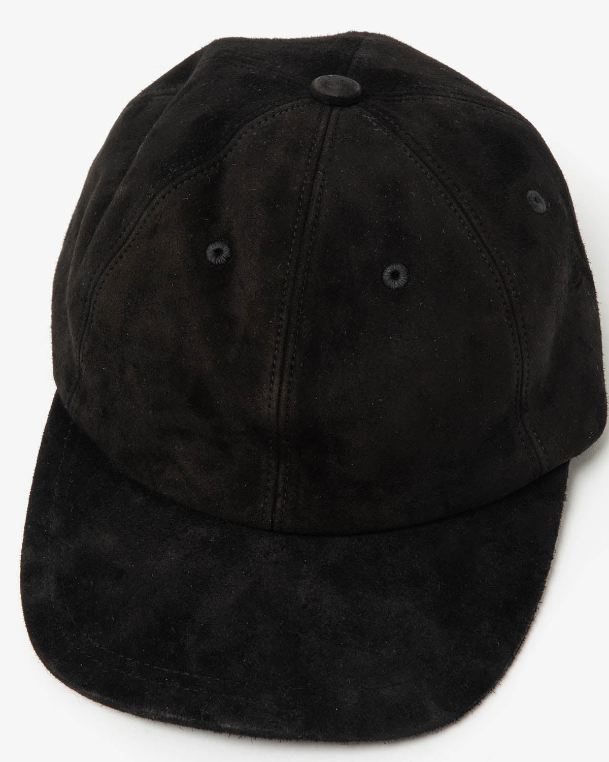 CALF SUEDE 6PANEL CAP