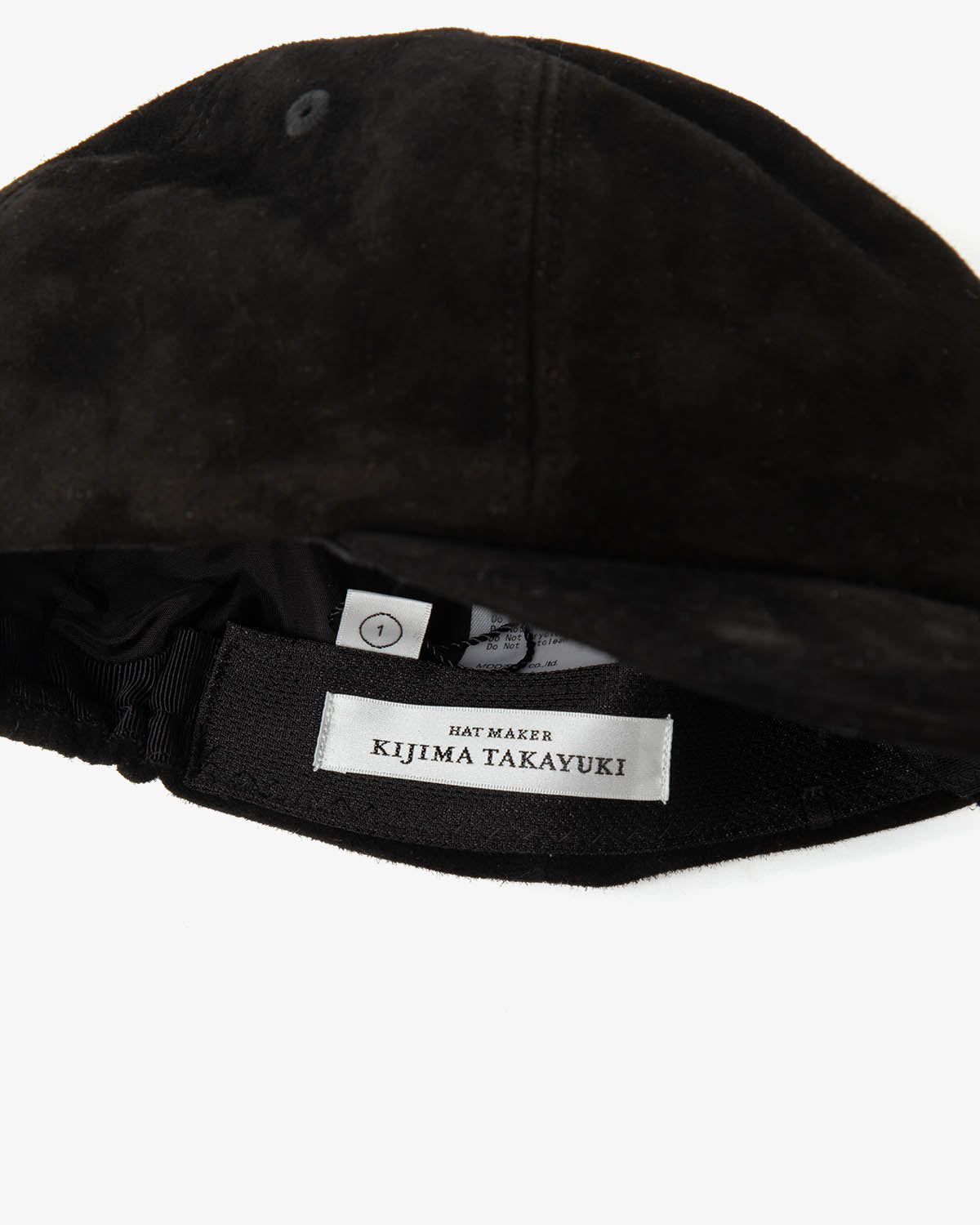 CALF SUEDE 6PANEL CAP