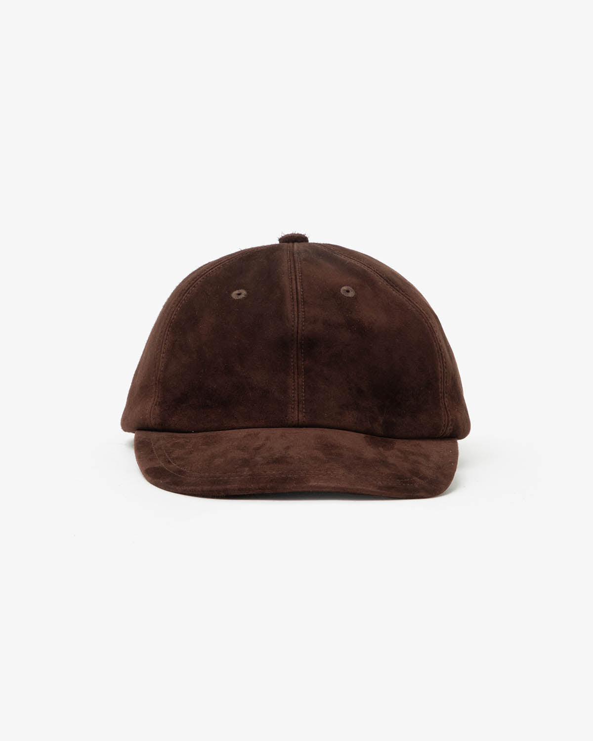 CALF SUEDE 6PANEL CAP