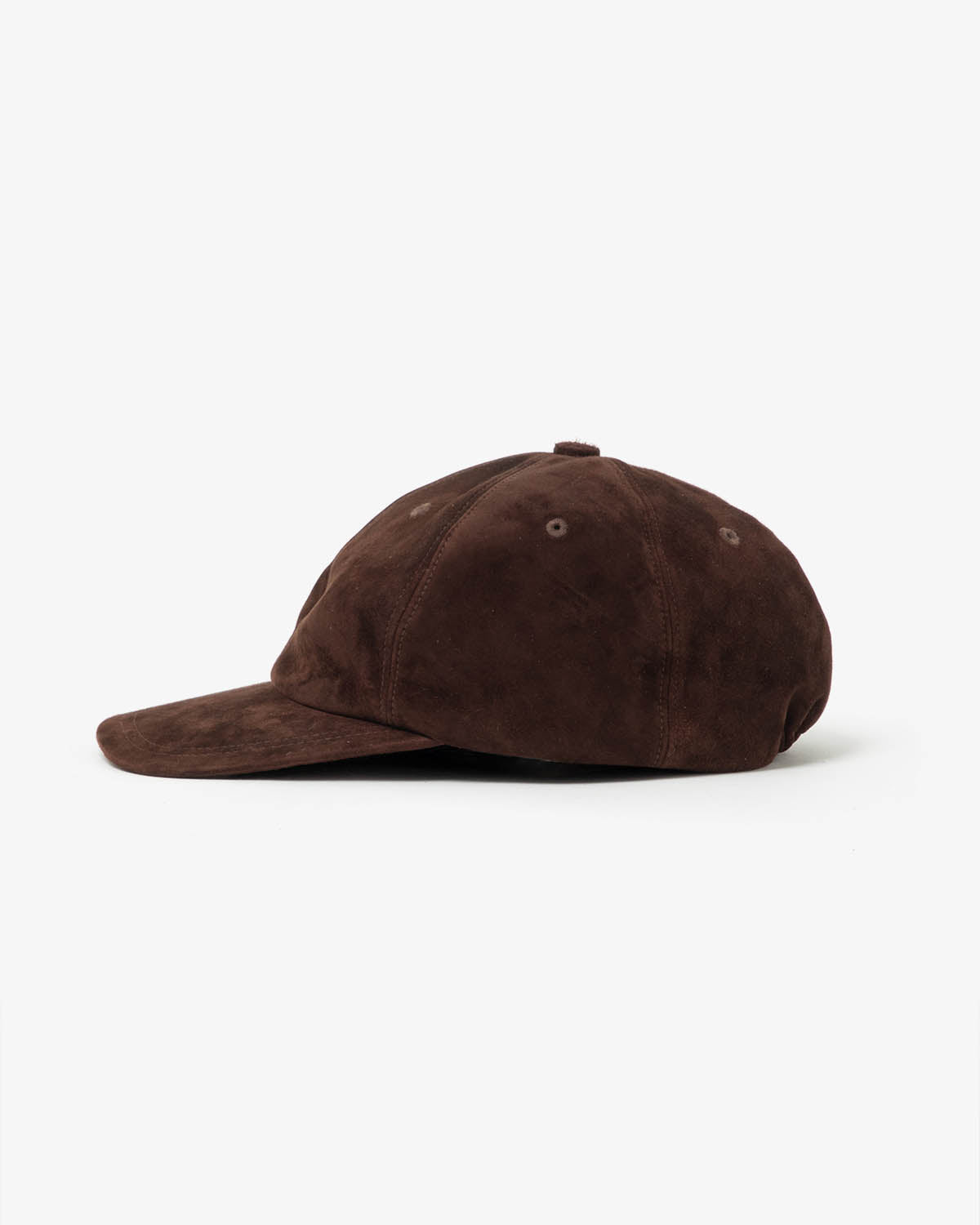 CALF SUEDE 6PANEL CAP