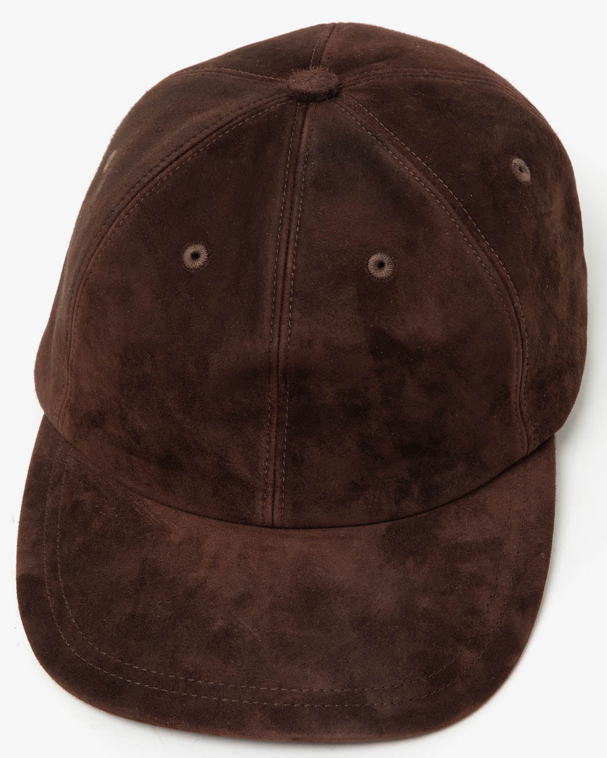 CALF SUEDE 6PANEL CAP