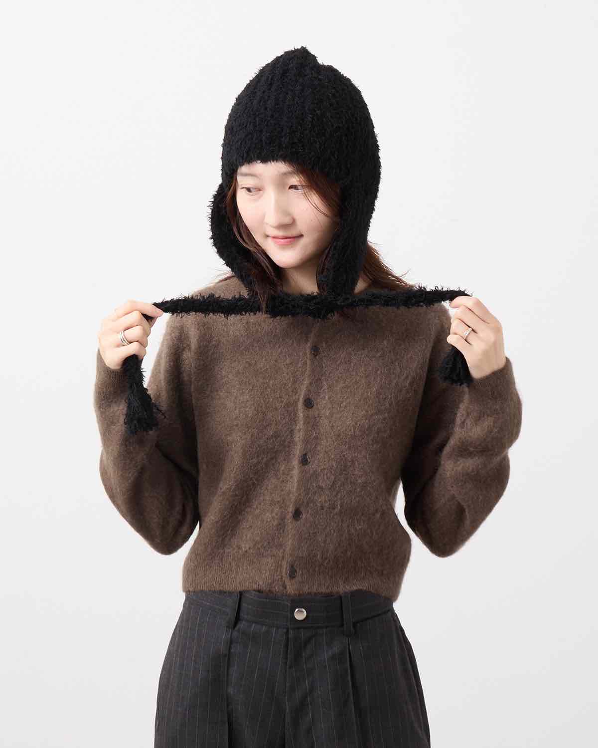 POODLE FUR EAR BEANIE