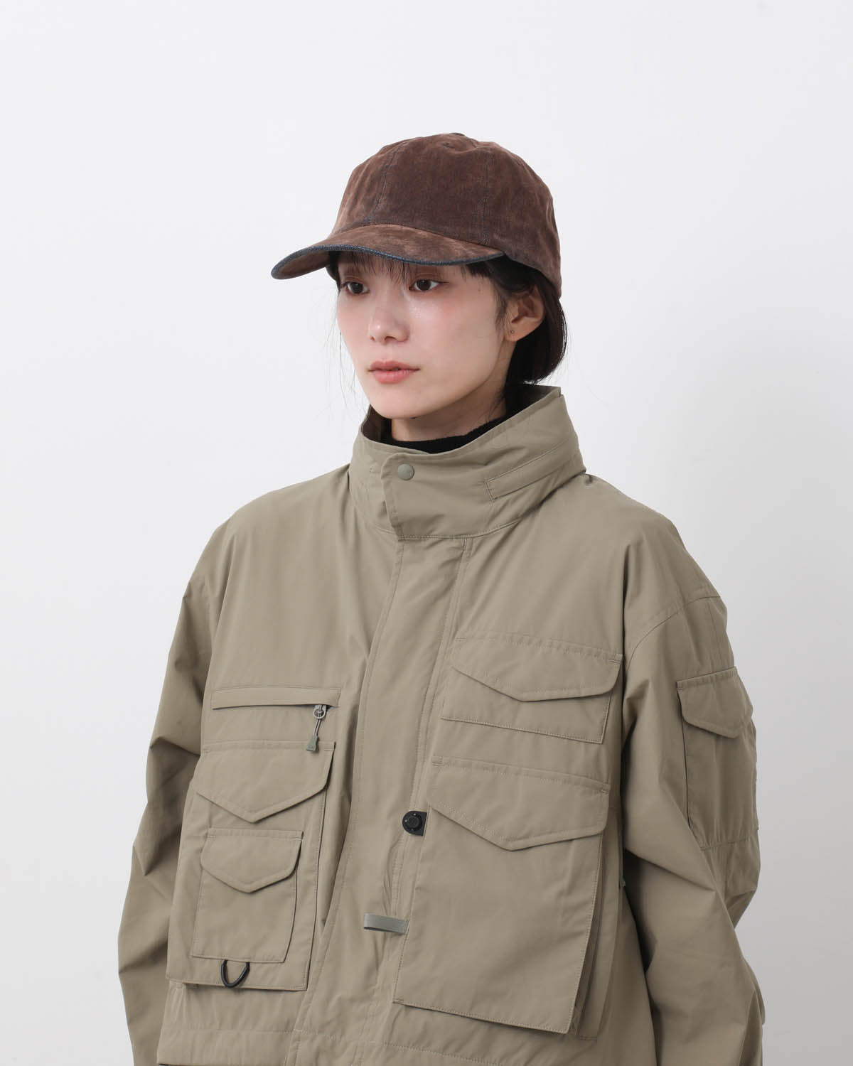 FLOCKY PRINTED DENIM 6PANEL CAP