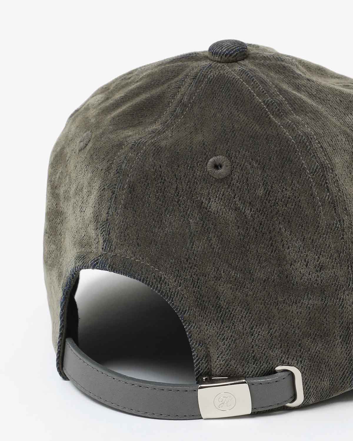 FLOCKY PRINTED DENIM 6PANEL CAP