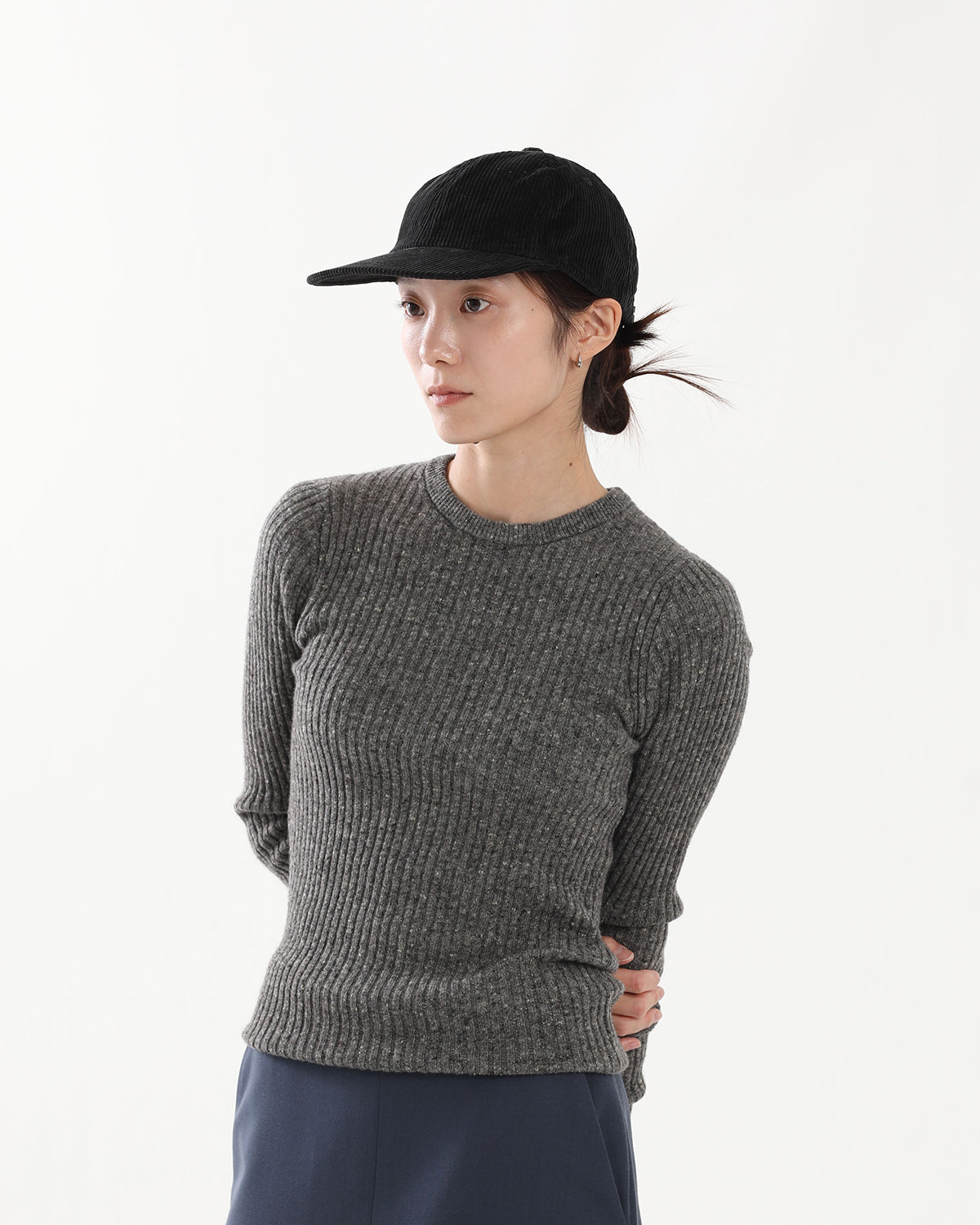 CORDUROY BACK SLIT 6PANEL CAP