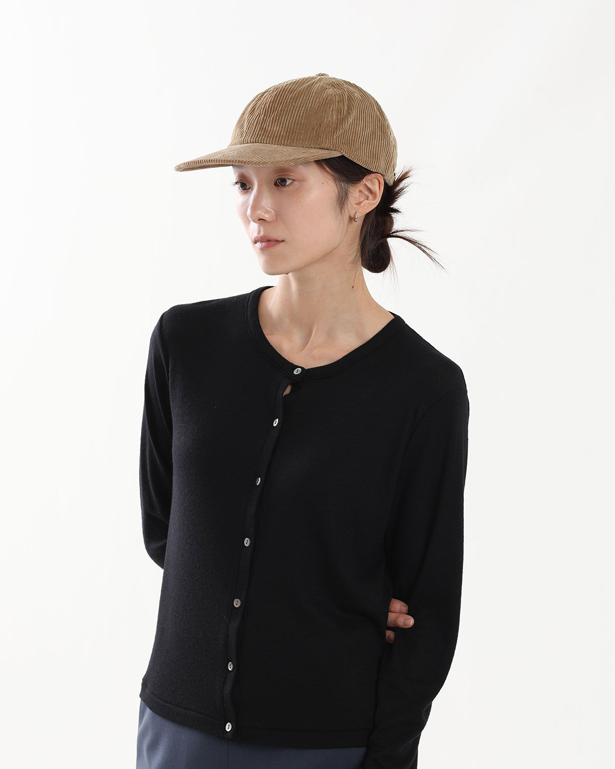 CORDUROY BACK SLIT 6PANEL CAP