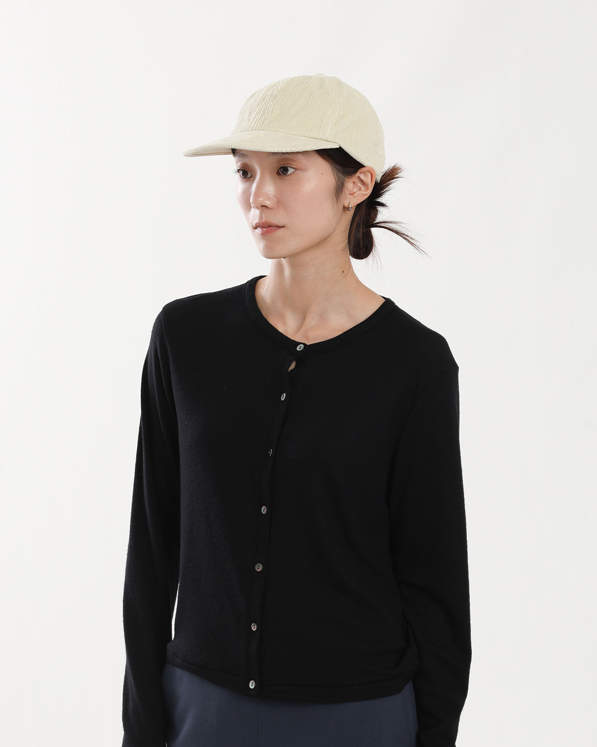CORDUROY BACK SLIT 6PANEL CAP