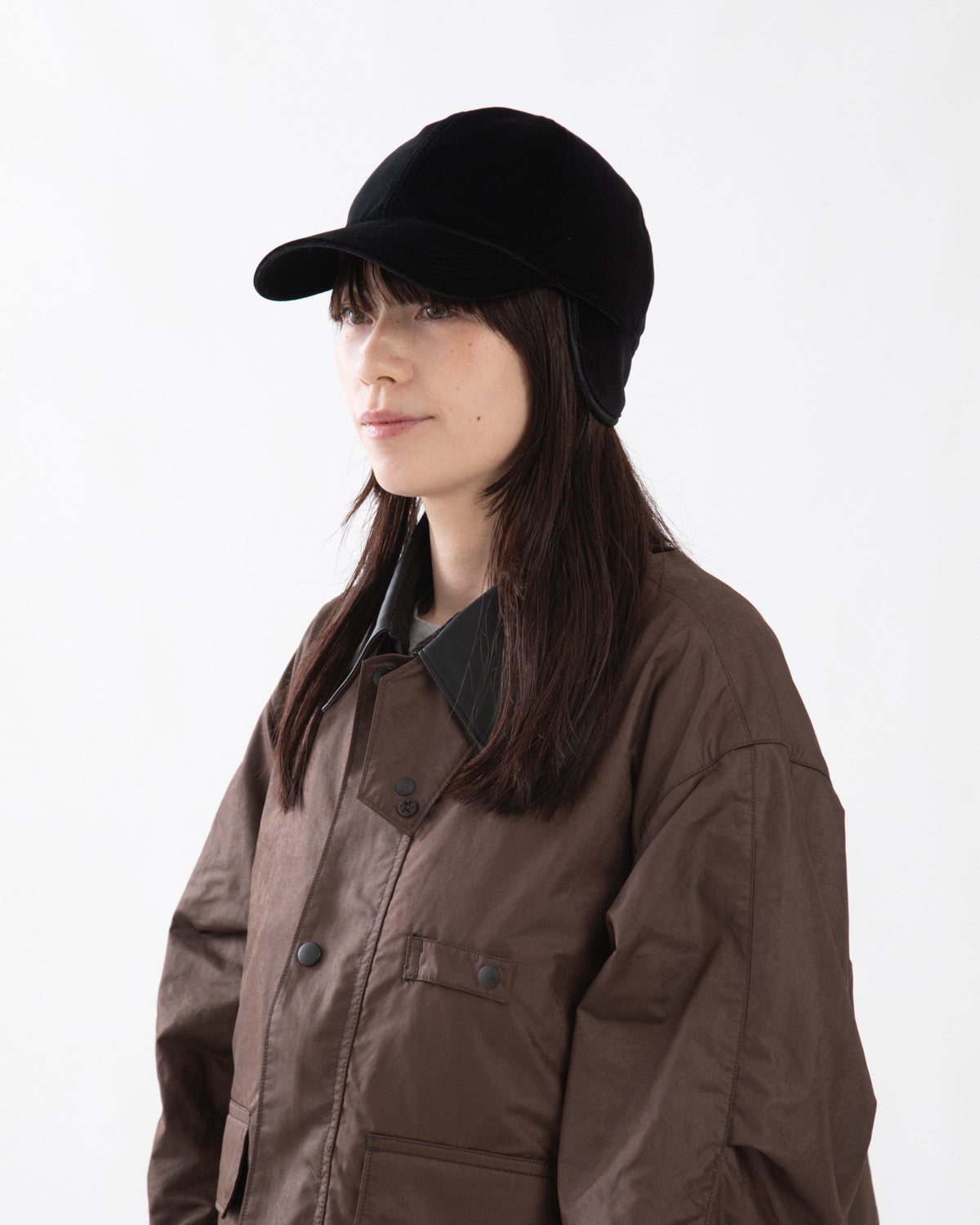 VELOUR 3WAY 6PANEL CAP