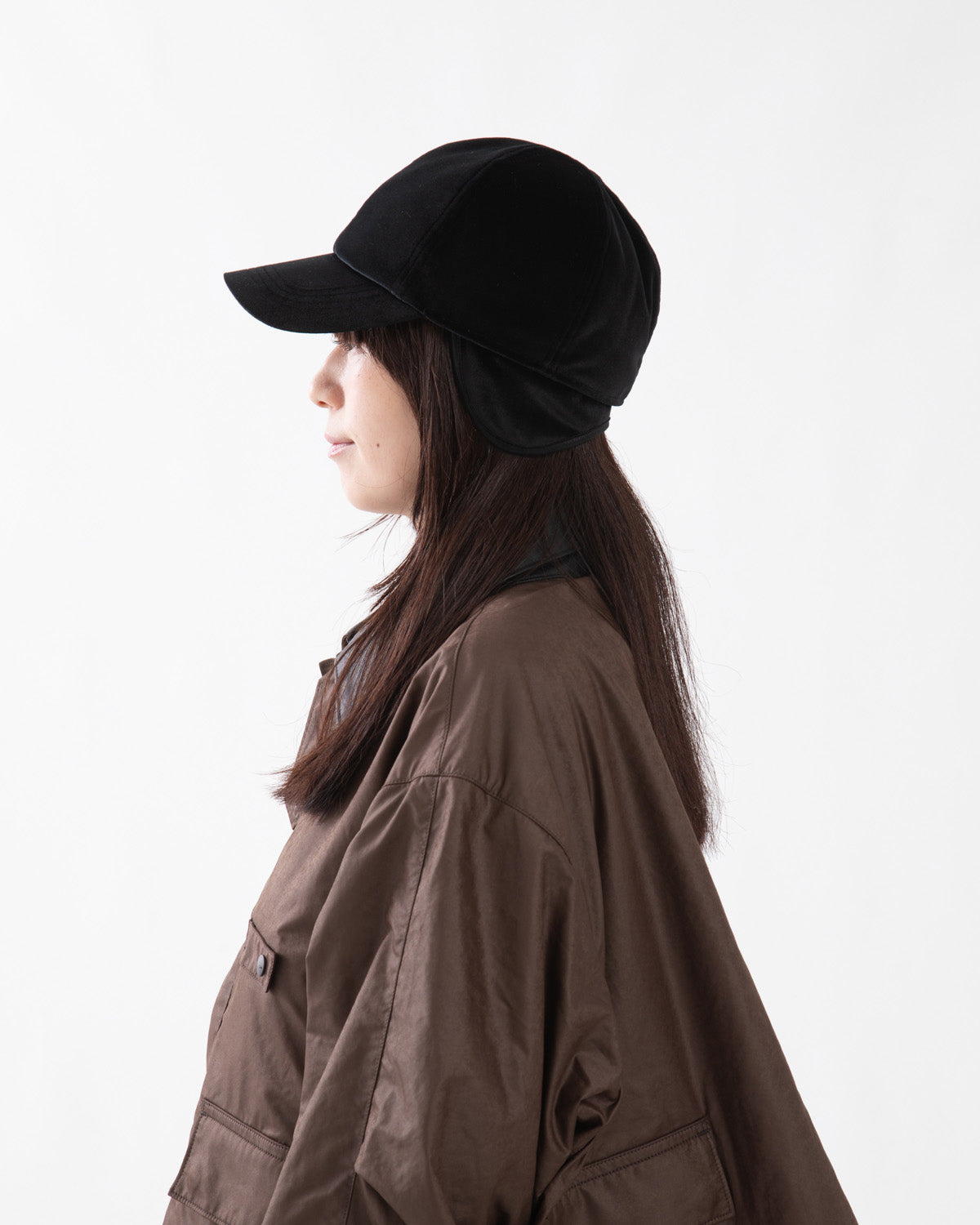 VELOUR 3WAY 6PANEL CAP