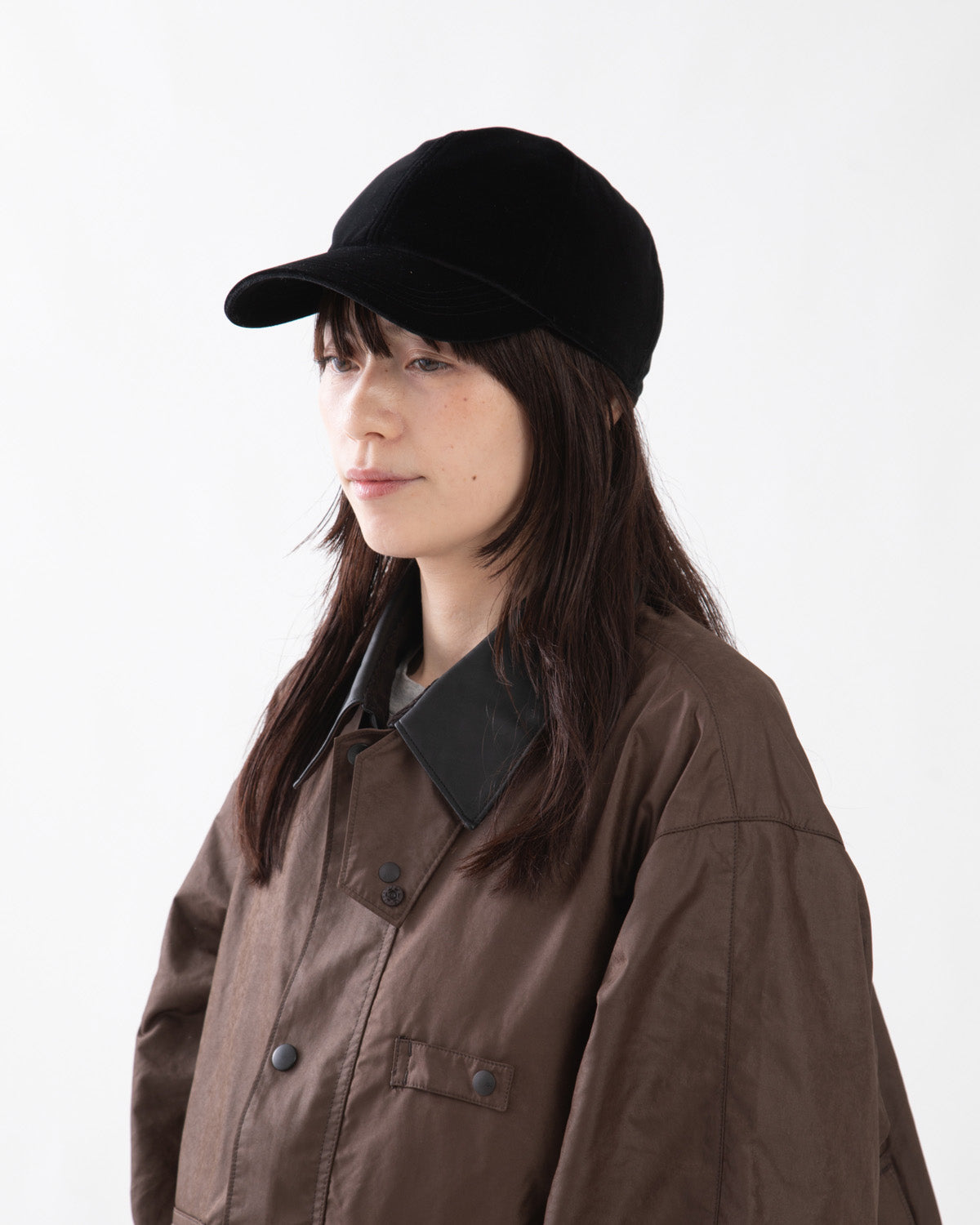 VELOUR 3WAY 6PANEL CAP